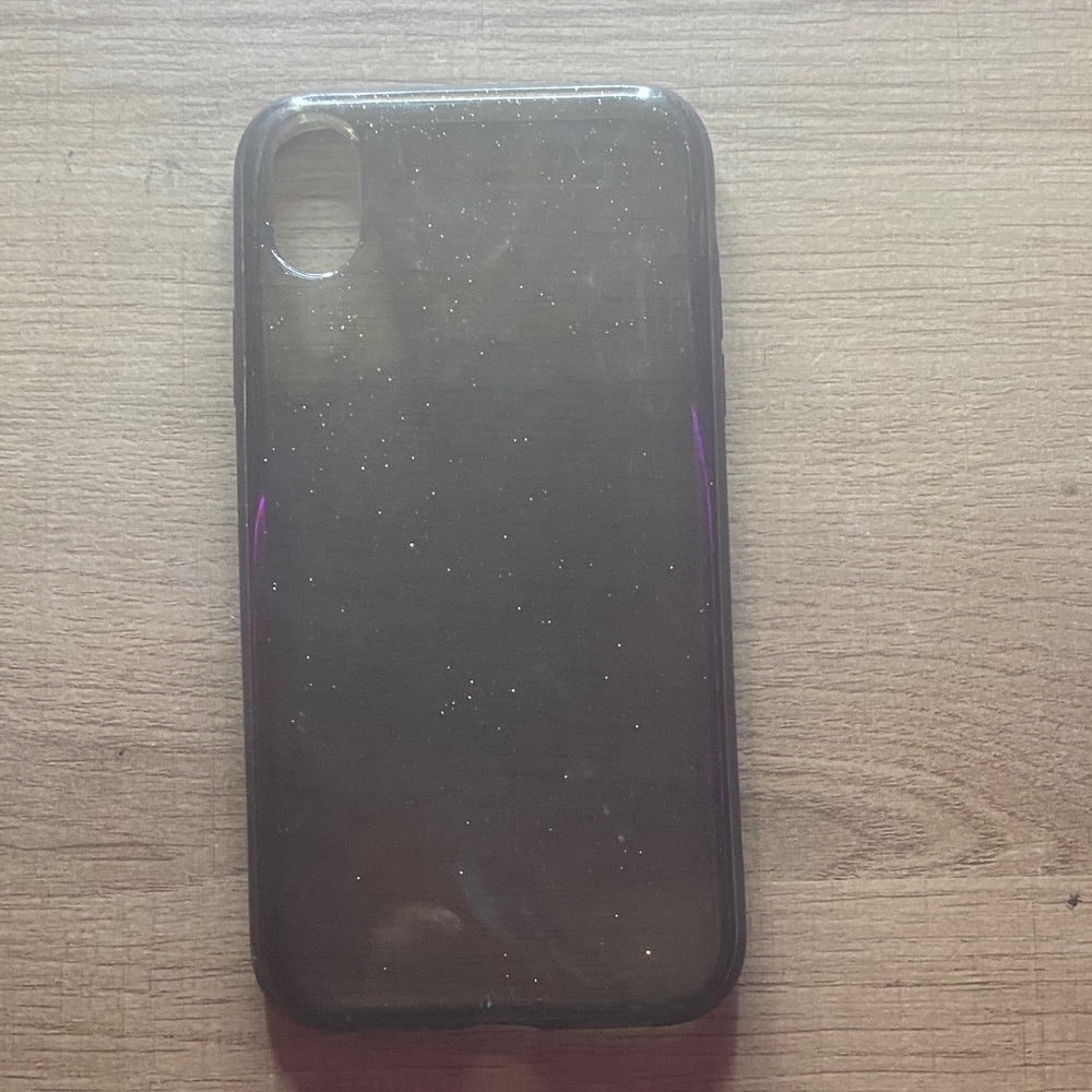 Transparent Glitter Phone Case